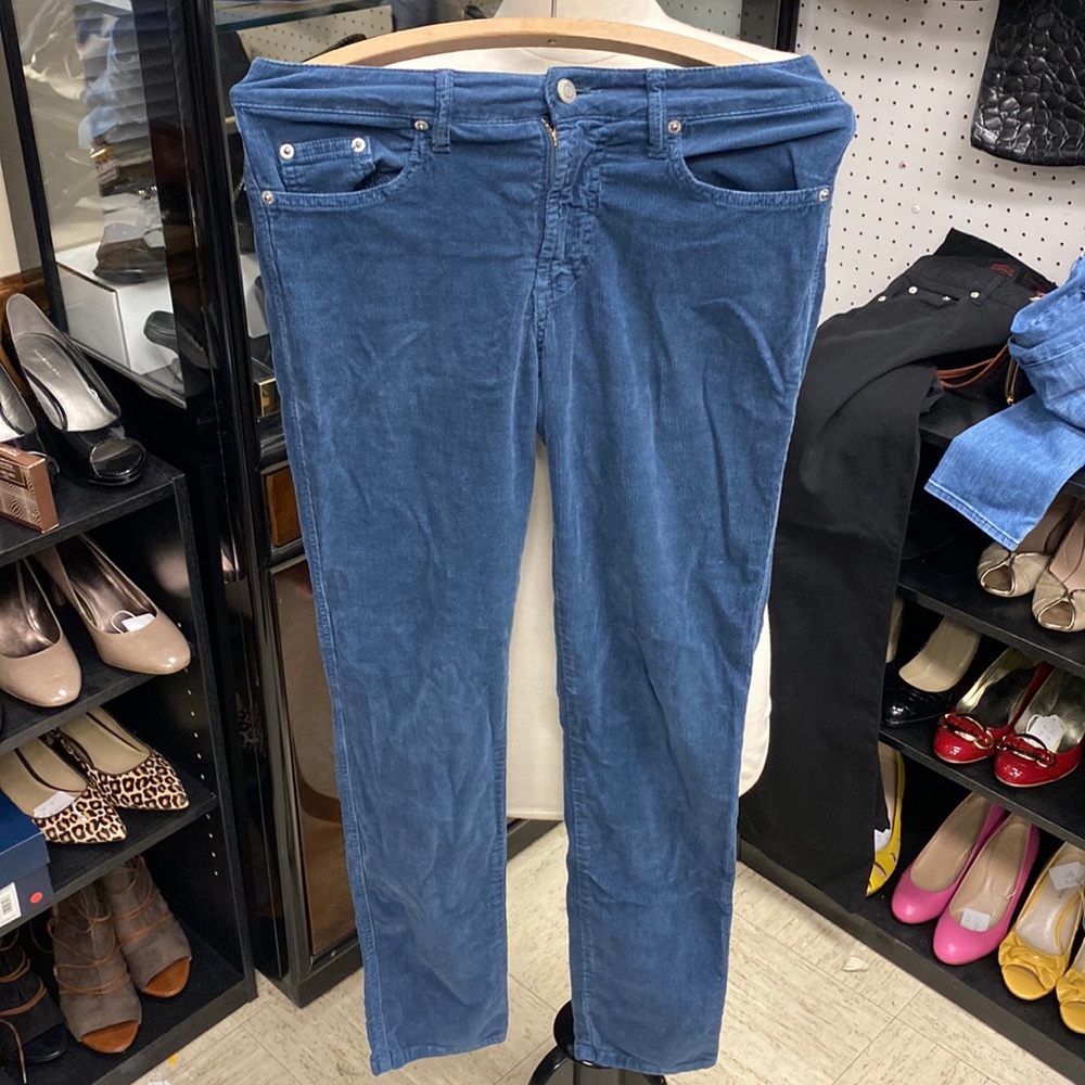 Fabrizio Gianni Jeans Blue Corduroy Pants - Sz 2